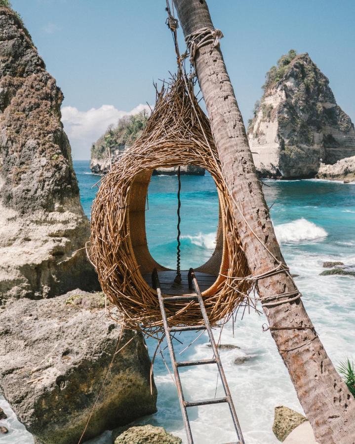 Tropical Glamping Nusa Penida - Private Romantic Seaside Bungalow Diamond Beach Pelilit Ngoại thất bức ảnh