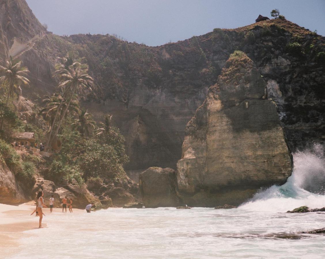 Tropical Glamping Nusa Penida - Private Romantic Seaside Bungalow Diamond Beach Pelilit Ngoại thất bức ảnh